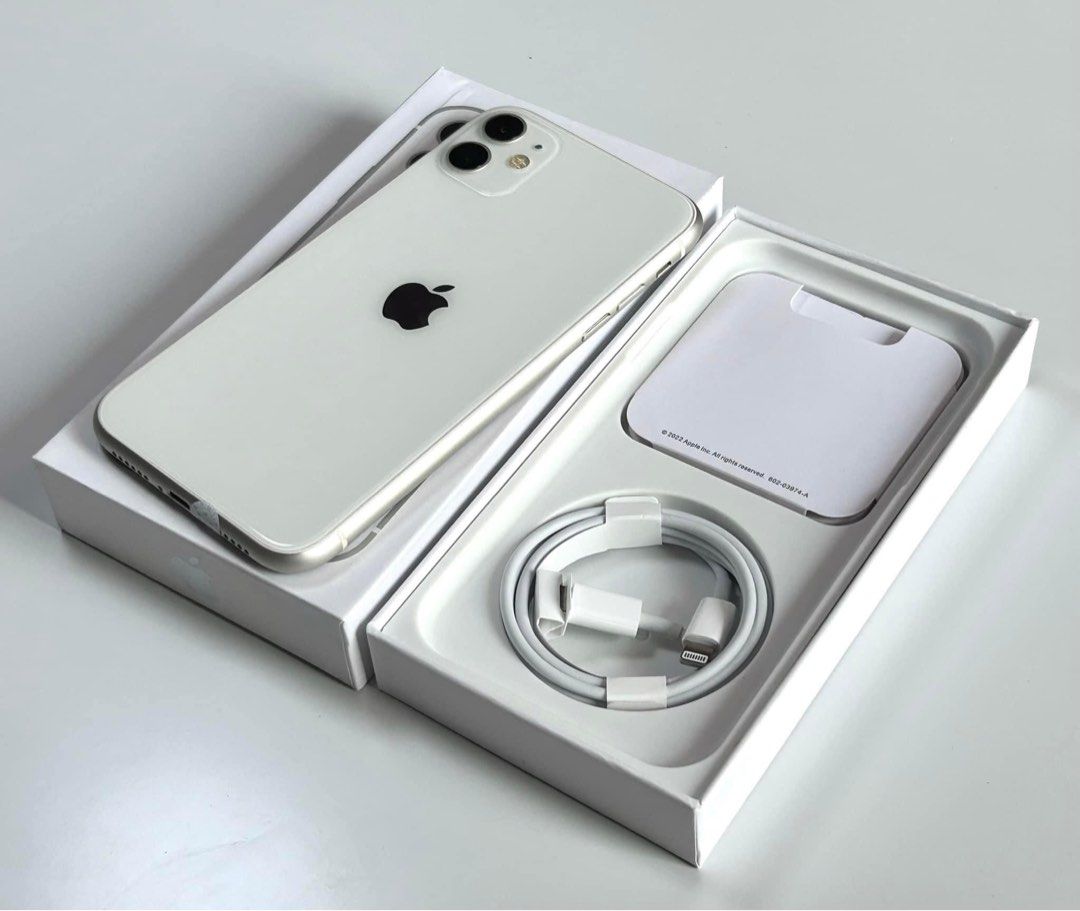 iPhone 11 128gb (Category: iPhone 11 Series) located in Manila. Submitted by TekiCashGadgetsph (Listing ID 1327578192, Image 2). Description: (FU) Open-line, any sim working (worldwide) - Guaranteed original iPhone not fake/copy accessories with box Secondhand Good as new not abused! Presentable •Original Lcd • no issue hidden issues • clean apple id / iCloud id • Good batthealth • Good cam front/back • Good Performance • Working face id • Good u