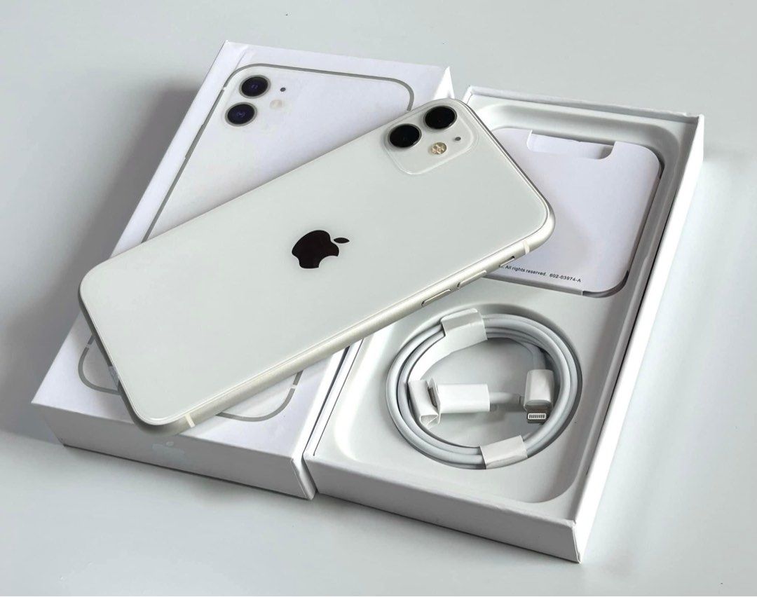 iPhone 11 128gb (Category: iPhone 11 Series) located in Manila. Submitted by TekiCashGadgetsph (Listing ID 1327578192, Image 1). Description: (FU) Open-line, any sim working (worldwide) - Guaranteed original iPhone not fake/copy accessories with box Secondhand Good as new not abused! Presentable •Original Lcd • no issue hidden issues • clean apple id / iCloud id • Good batthealth • Good cam front/back • Good Performance • Working face id • Good u