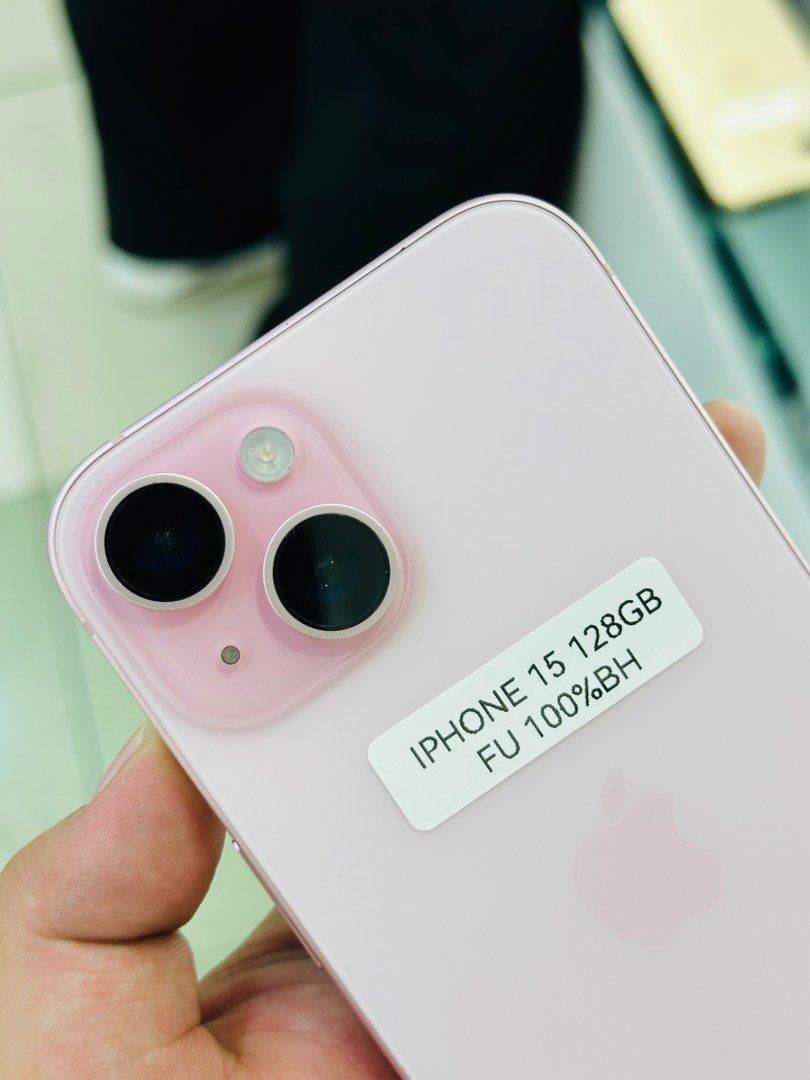 Iphone 15 128gb 100% batt FU (Category: iPhone 15 Series) located in San Juan City. Submitted by javedsgadgetshop (Listing ID 1327707441, Image 3). Description: OPEN FOR INSTALLMENT VIA CREDIT CARD/GGIVES/SPAY/BILLEASE & SWAP/TRADE-IN! BUY AND SELL! Quick Specs : Iphone 15 •128gb •NTC Variant •100% batt health •Factory Unlock •95% Smoothness •No hidden issue | No Repaired •100% Authentic | Not Refurbished •w/ OEM Charger & store warranty ❣️ - ser