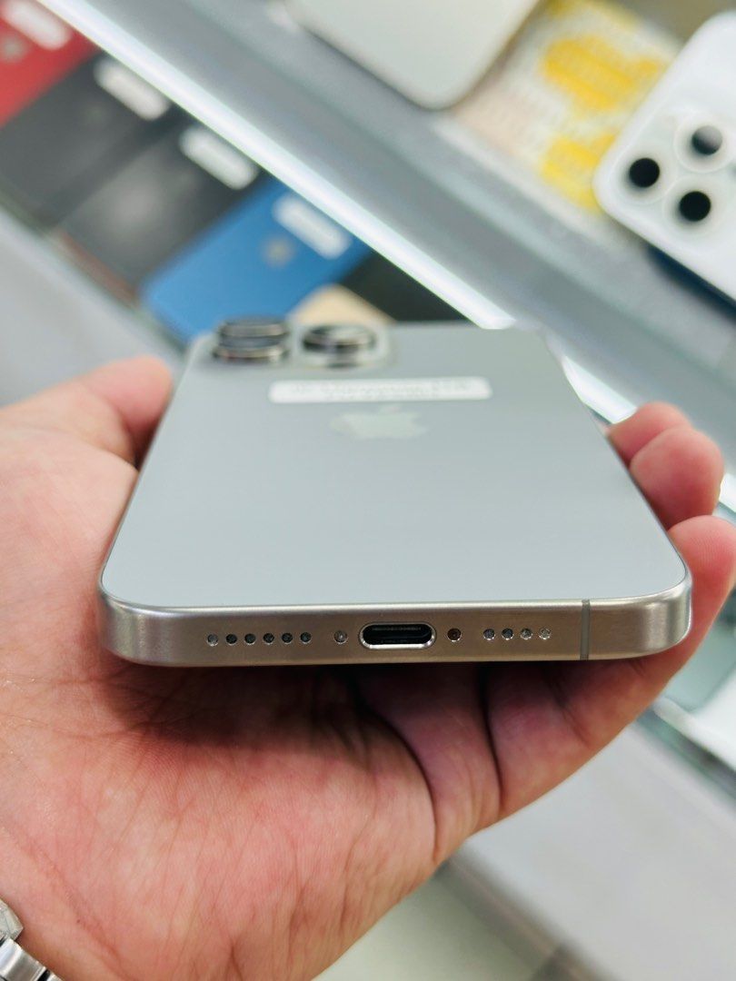 Iphone 15 Pro Max 1TB 98% batt FU no issue (Category: iPhone 15 Series) located in San Juan City. Submitted by javedsgadgetshop (Listing ID 1327705194, Image 2). Description: OPEN FOR INSTALLMENT VIA CREDIT CARD/GGIVES/SPAY/BILLEASE & SWAP/TRADE-IN! BUY AND SELL! Quick Specs : Iphone 15promax •1TB •NTC Variant •98% batt health •Factory Unlock •95% Smoothness •No hidden issue | No Repaired •100% Authentic | Not Refurbished •w/ OEM Charger & store 