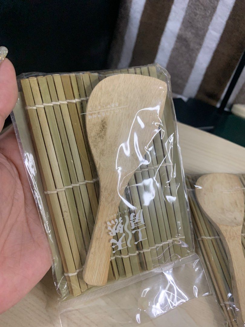 Japan wooden bundle kitchenware sushiware (Category: Other Kitchenware & Tableware) located in Cabanatuan. Submitted by mjluxxejapan (Listing ID 1327583782, Image 3). Description: Fixed price.bundle 2pcs.approx 5”taas ni laddle.as is item.na stocked, need linis.bnew sealed item.bawal s maselan .