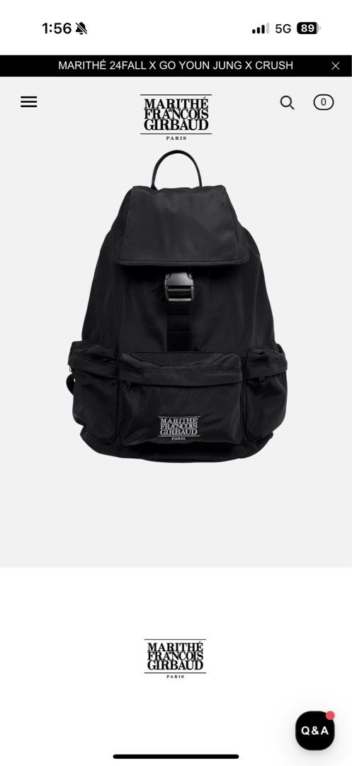 バックパック・リュック Marithe + Francois Girbaud CLASSIC LOGO MINI BACKPACK black Marithe Francois Girbaud CLASSIC LOGO MINI BACKPACK bla
