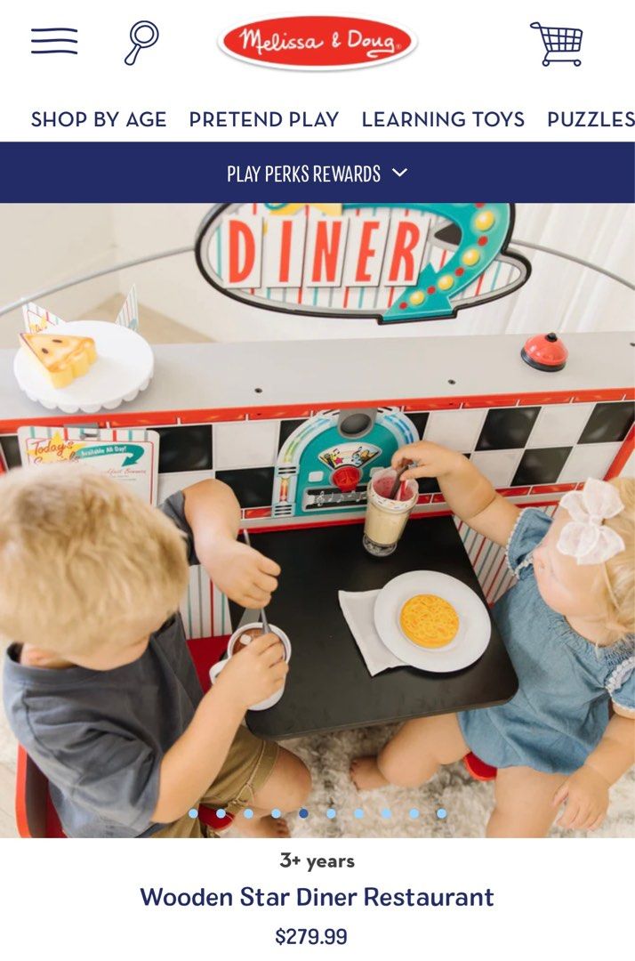 Star Diner Restaurant - Melissa and Doug 13951 - Cuisine en bois pour enfant Star Diner Restaurant - Melissa and Doug 13951 - Cuisine en bois pour enfant