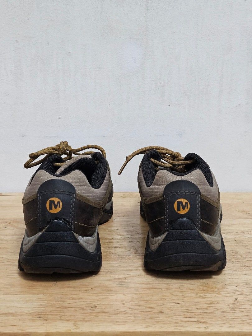 Merrell Moab Rover Hiking Shoes in Kangaroo Brown Leather