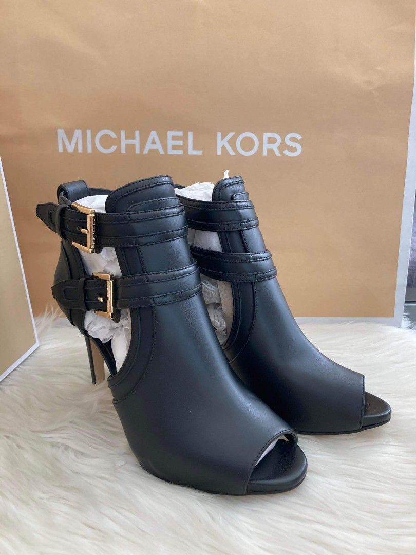 Michael Kors Blaze Open Toe Women s Bootie 6 9 Women s Fashion Footwear Boots on Carousell