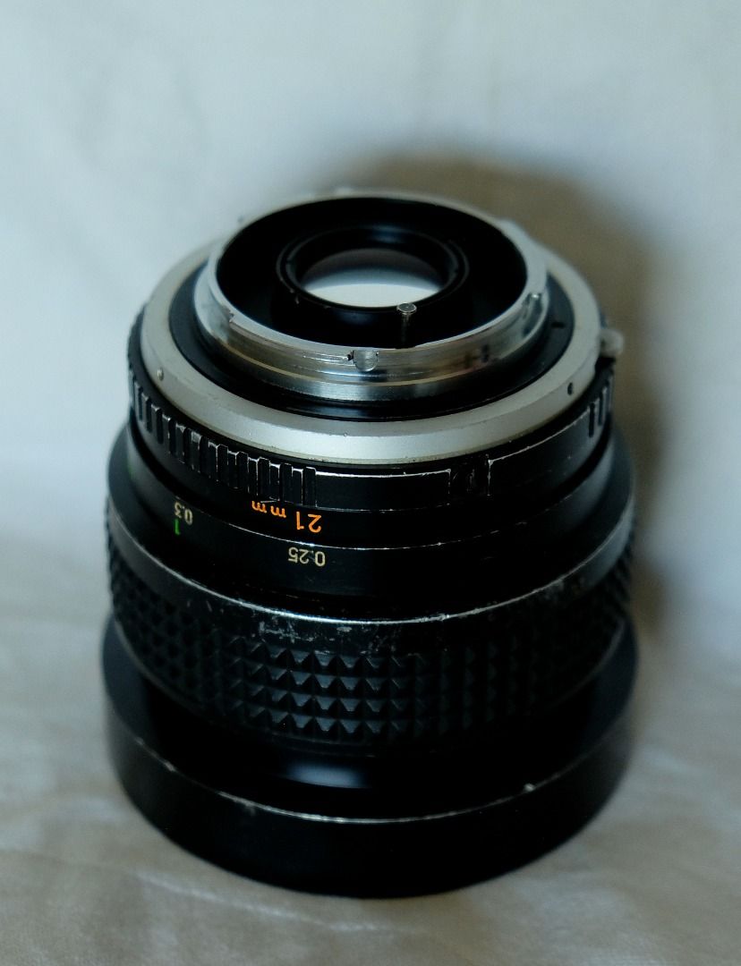Minolta MC W.ROKKOR-NL 21mm f2.8, 攝影器材, 鏡頭及裝備- Carousell