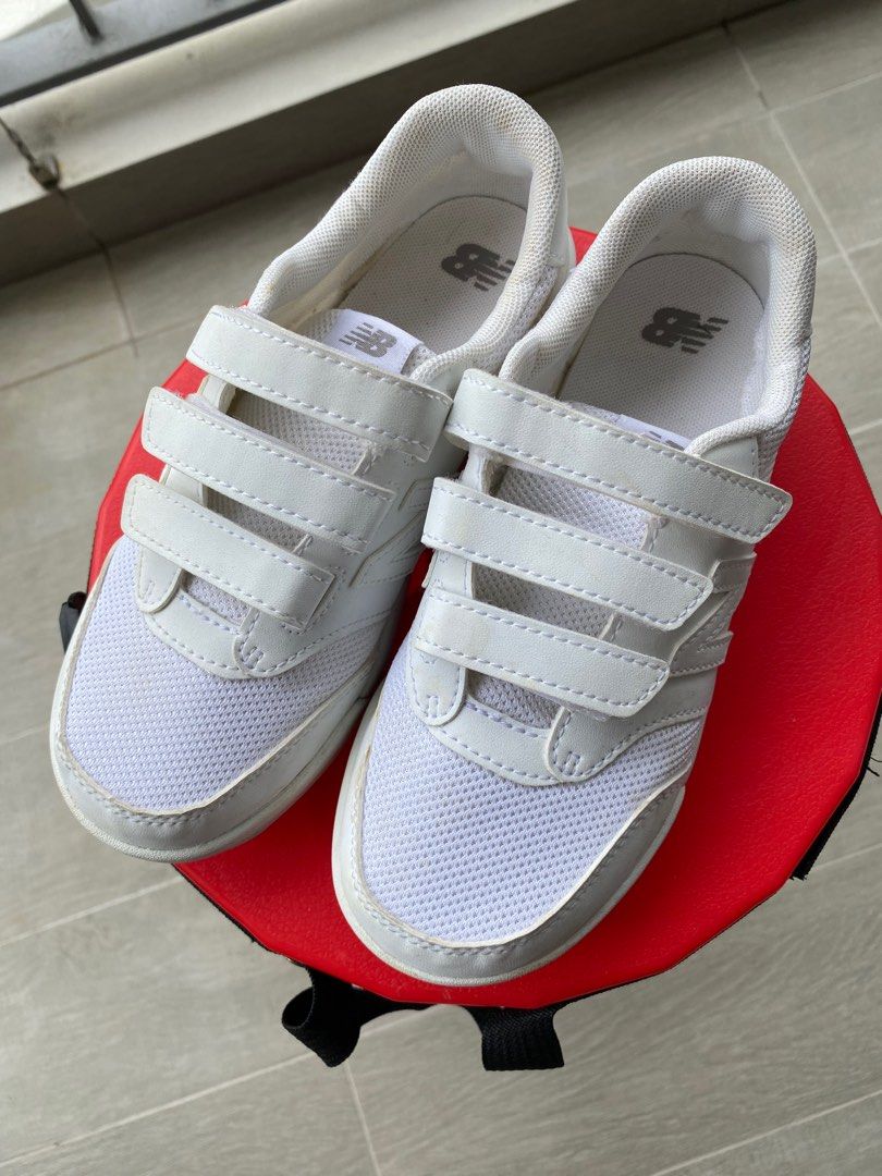 New Balance white shoes school Shoes