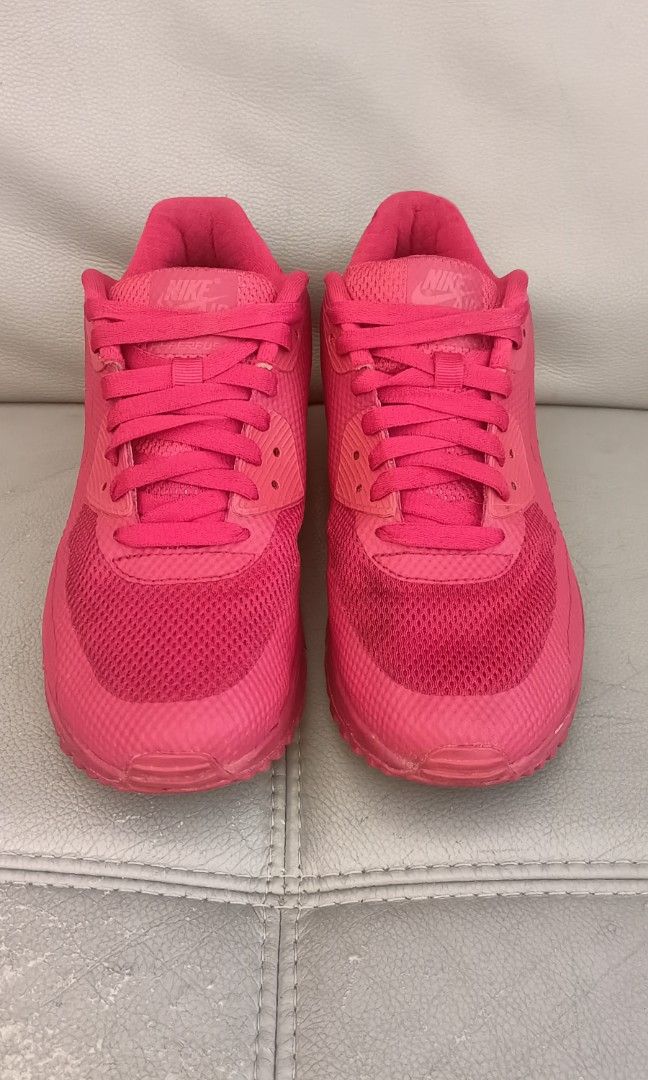 Hot pink nike air max 90 hyperfuse store