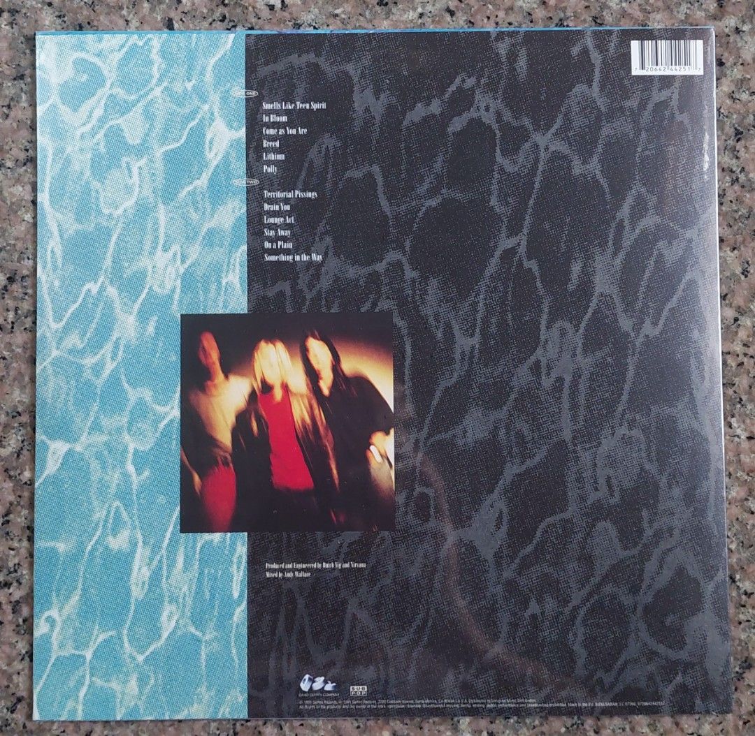 Nirvana - Nevermind - Vinyl Record. Mint / Sealed. 180g. (Category: Vinyls) located in Manila. Submitted by bruno_plaka_vinyl (Listing ID 1327601605, Image 2). Description: Nirvana - Nevermind - Vinyl Record. Mint / Sealed. 180g. Limited 180gm vinyl pressing of this classic 1991 album from Kurt Cobain and the boys. Nevermind became a surprise success in late 1991, largely due to the popularity of its first single, "Smells Like Teen Spirit". By Ja
