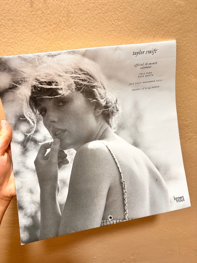 Original Folklore calendar taylor swift, Hobbies & Toys, Collectibles