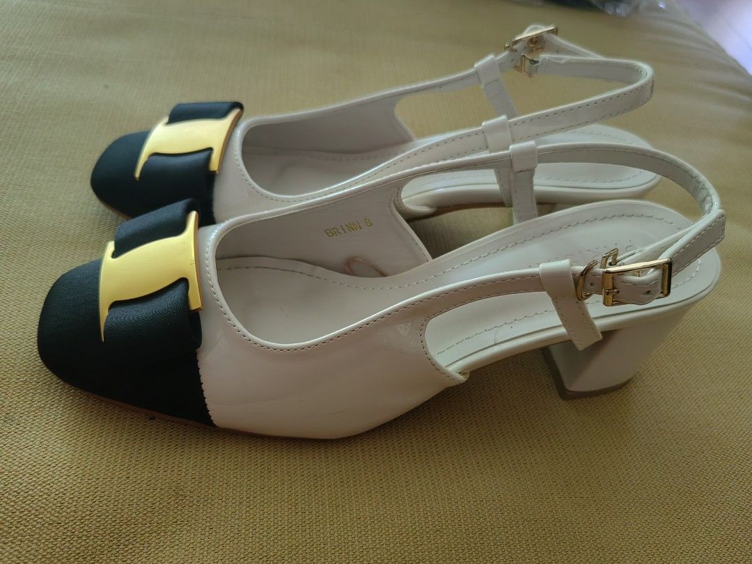 Parisian Black&White with Gold platted (Category: Flats & Sandals) located in Paranaque City. Submitted by margocollection (Listing ID 1327588360, Image 3). Description: .