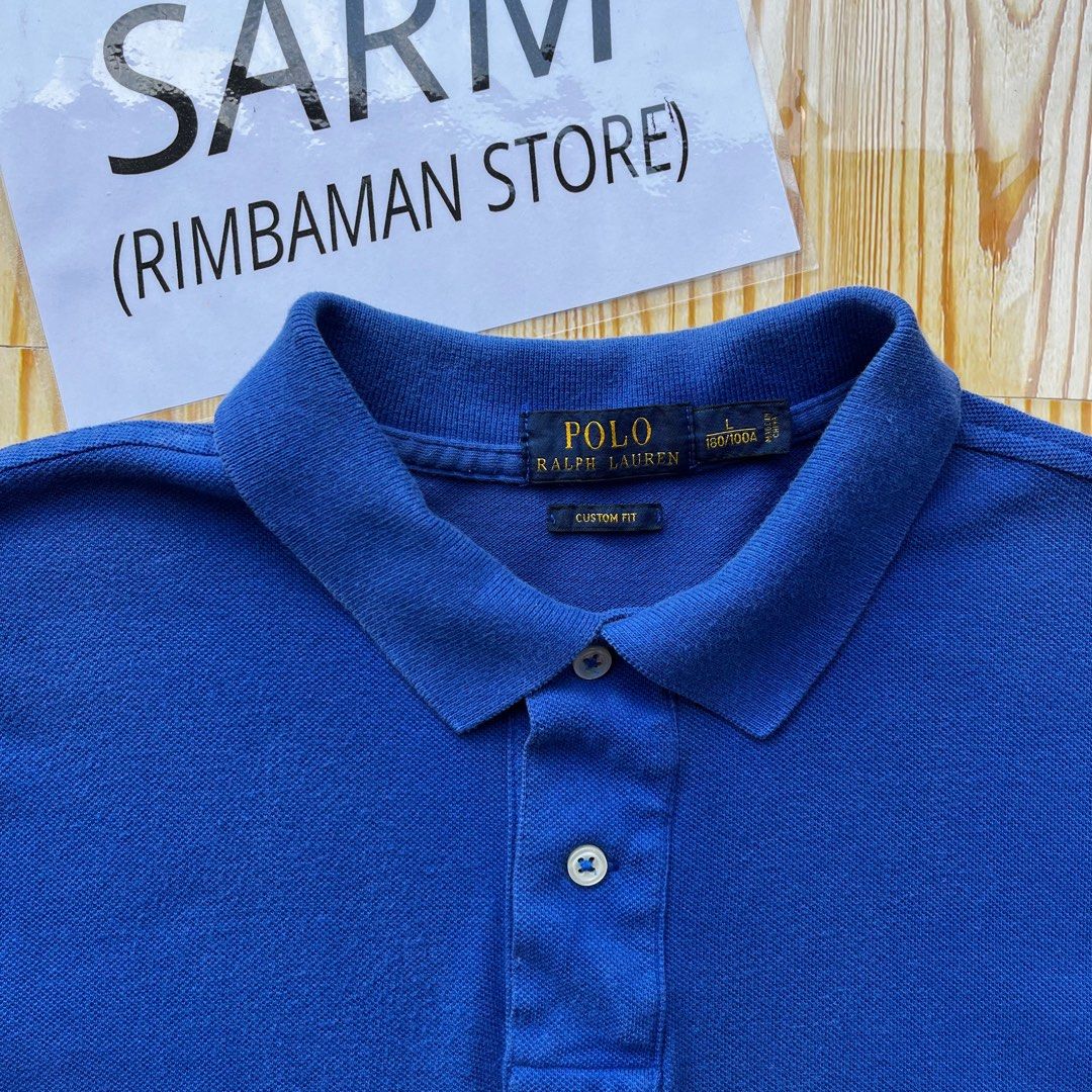 Polo ralph lauren dip dyed custom fit Men s Fashion Tops Sets Tshirts Polo Shirts on Carousell