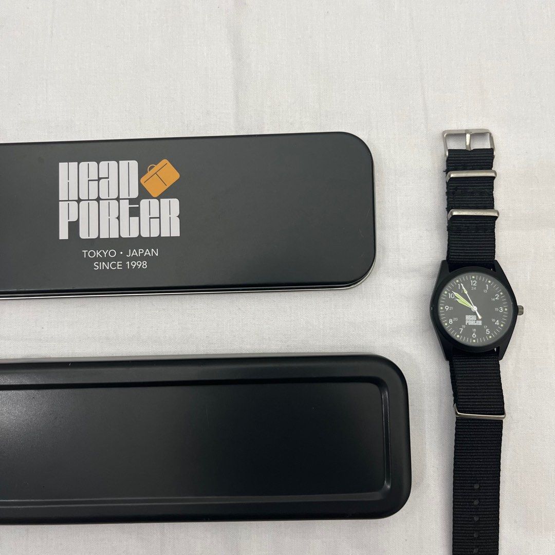 HEAD PORTER WATCH CASE /BLK USED 廃盤レア希少!! ヘッド