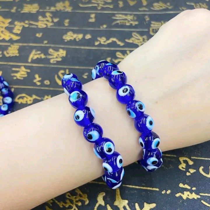 Protection evil eye bracelet (Category: Bracelets) located in Manila. Submitted by luckycharmsonlineshopping_ (Listing ID 1327629191, Image 3). Description: 🔥 Protection evil eye lucky charm Bracelet 🔥 ❇️The evil eye is a curse believed to be cast by a malevolent glare, usually given to a person when they are unaware. Many cultures believe that receiving an evil eye will cause misfortune or injury. Talismans created to protect against the evil 