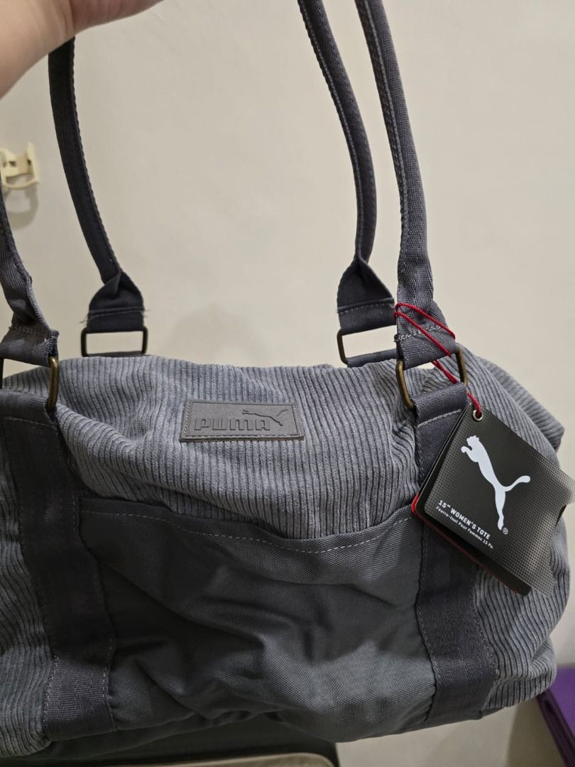 Puma jane corduroy tote bag deals