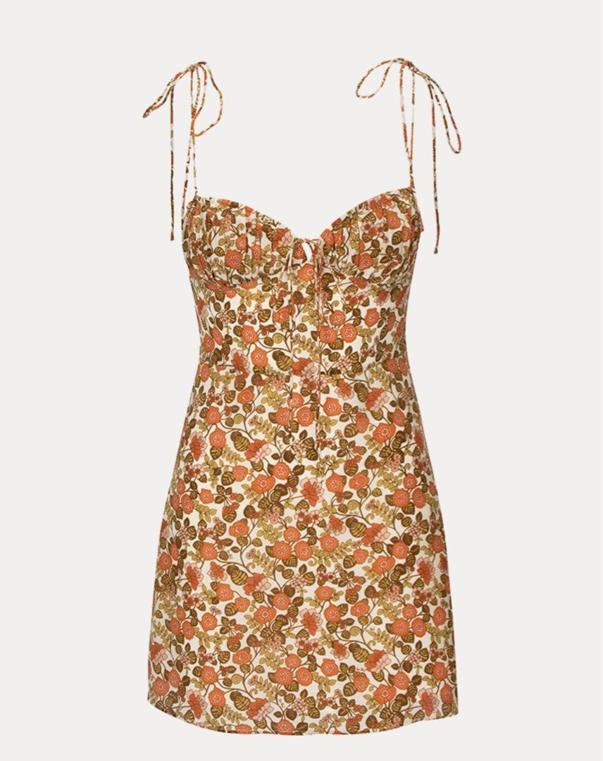 Authentic Realisation Par Devon Dress in 70s Floral Women s Fashion Dresses Sets Dresses on Carousell