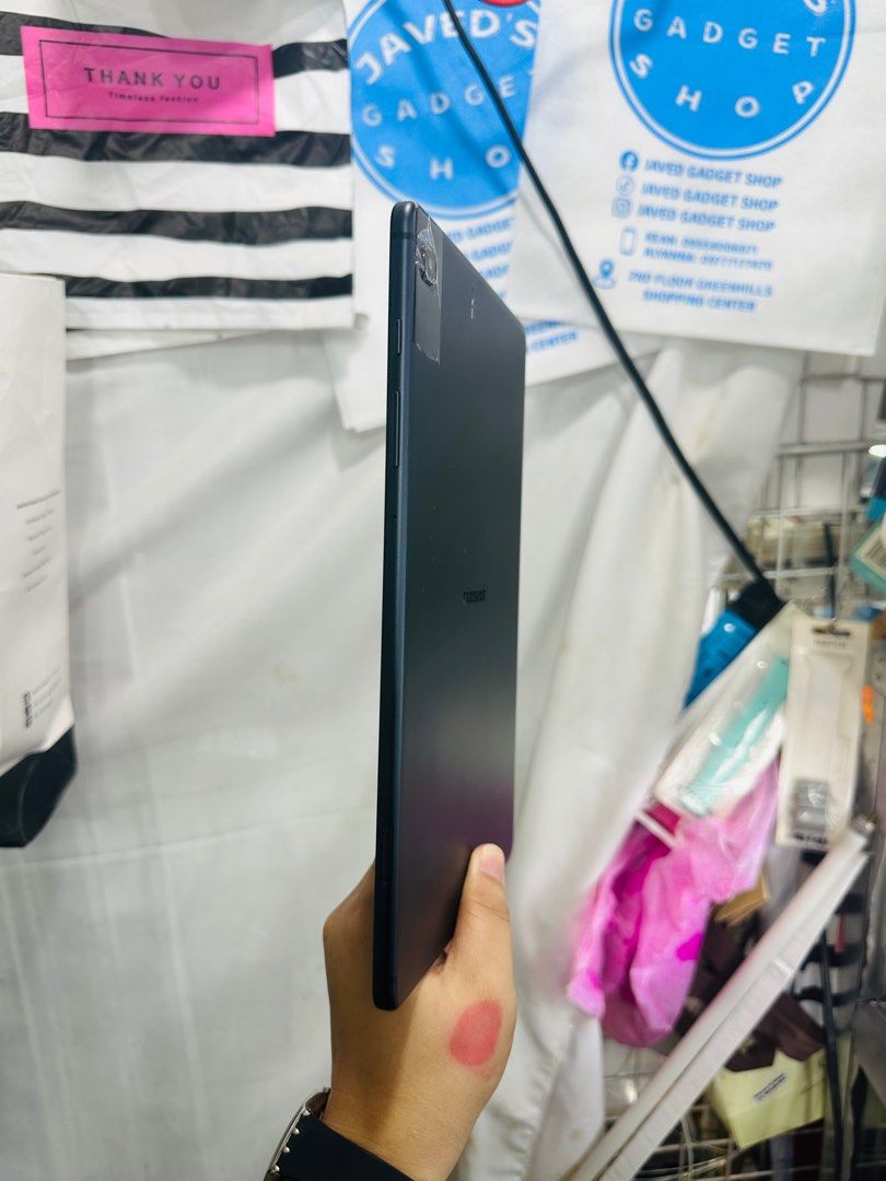Samsung Tab S6 Lite 64gb Wifi No issue (Category: Android) located in San Juan City. Submitted by javedsgadgetshop (Listing ID 1327697598, Image 3). Description: OPEN FOR INSTALLMENT VIA CREDIT CARD/GGIVES/SPAY/BILLEASE & SWAP/TRADE-IN! BUY AND SELL! Quick Specs : Samsung Tab S6 Lite •64gb •NTC Variant •Good batt health •Wifi Only •95% Smoothness •No hidden issue | No Repaired •100% Authentic | Not Refurbished •w/ OEM Charger & store warranty ❣️ 