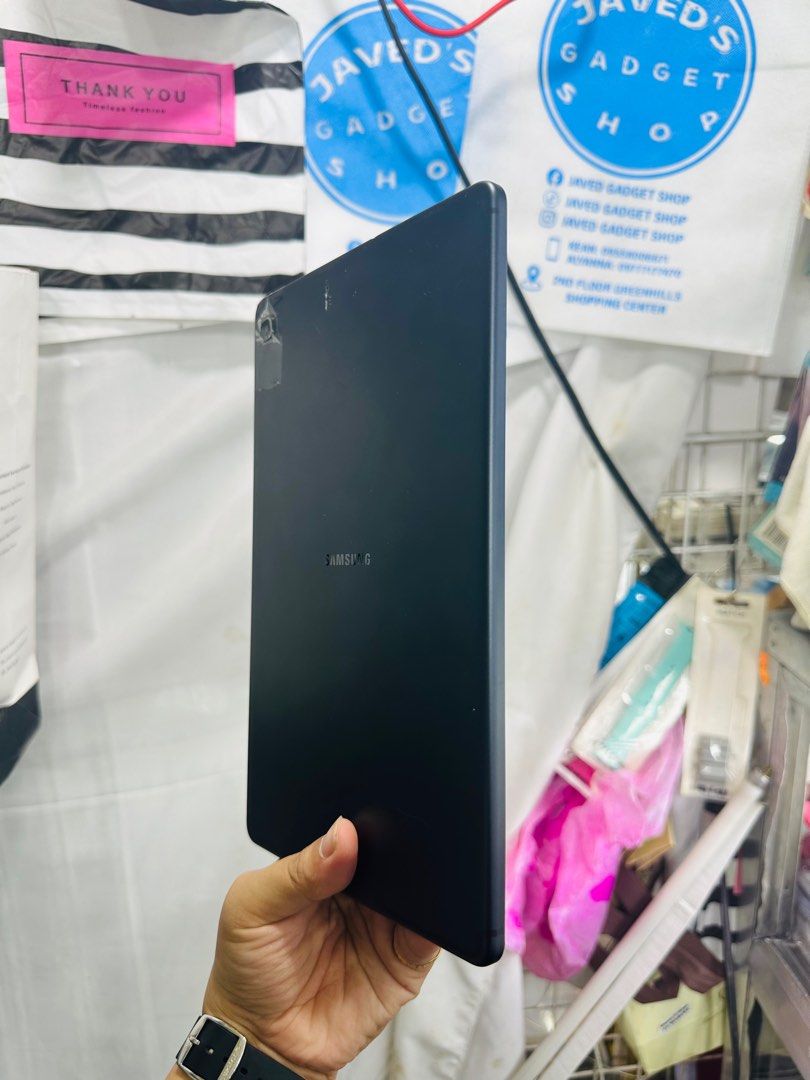 Samsung Tab S6 Lite 64gb Wifi No issue (Category: Android) located in San Juan City. Submitted by javedsgadgetshop (Listing ID 1327697598, Image 2). Description: OPEN FOR INSTALLMENT VIA CREDIT CARD/GGIVES/SPAY/BILLEASE & SWAP/TRADE-IN! BUY AND SELL! Quick Specs : Samsung Tab S6 Lite •64gb •NTC Variant •Good batt health •Wifi Only •95% Smoothness •No hidden issue | No Repaired •100% Authentic | Not Refurbished •w/ OEM Charger & store warranty ❣️ 