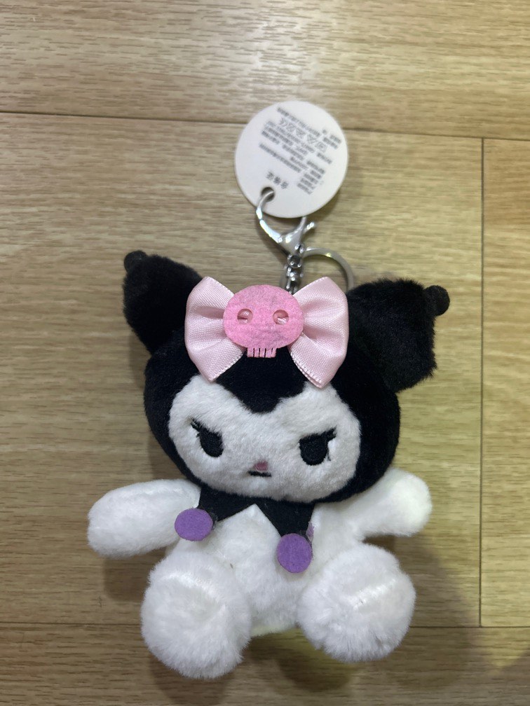 Sanrio Kuromi Collectibles Book Clip Kuji Plysg Towel, Hobbies