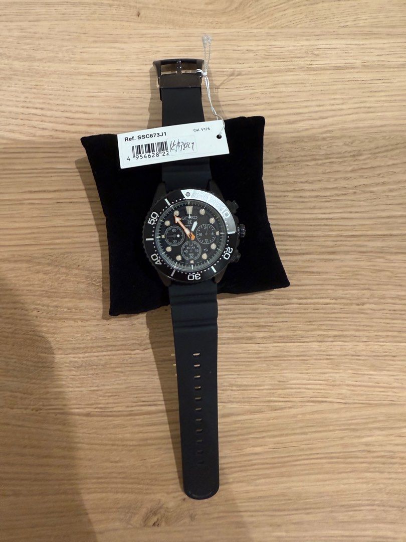 Seiko Black Series SSC673 Solar Chronograph Limited Edition Made in Japan