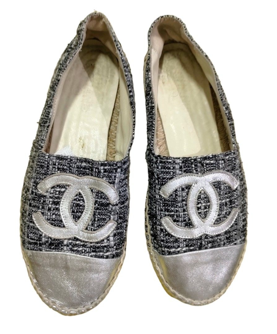 Harga sepatu chanel espadrilles clearance