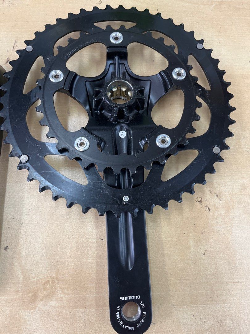 Shimano crank Sora FC-R345 170-34-50T, Sports Equipment, Bicycles ...