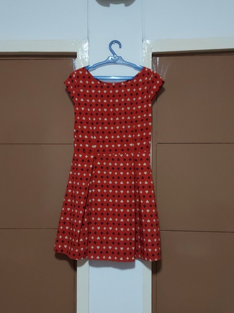 Spade Design Red Orang Dress (Category: Dresses) located in Mexico. Submitted by francarr_ (Listing ID 1327587216, Image 1). Description: preloved.