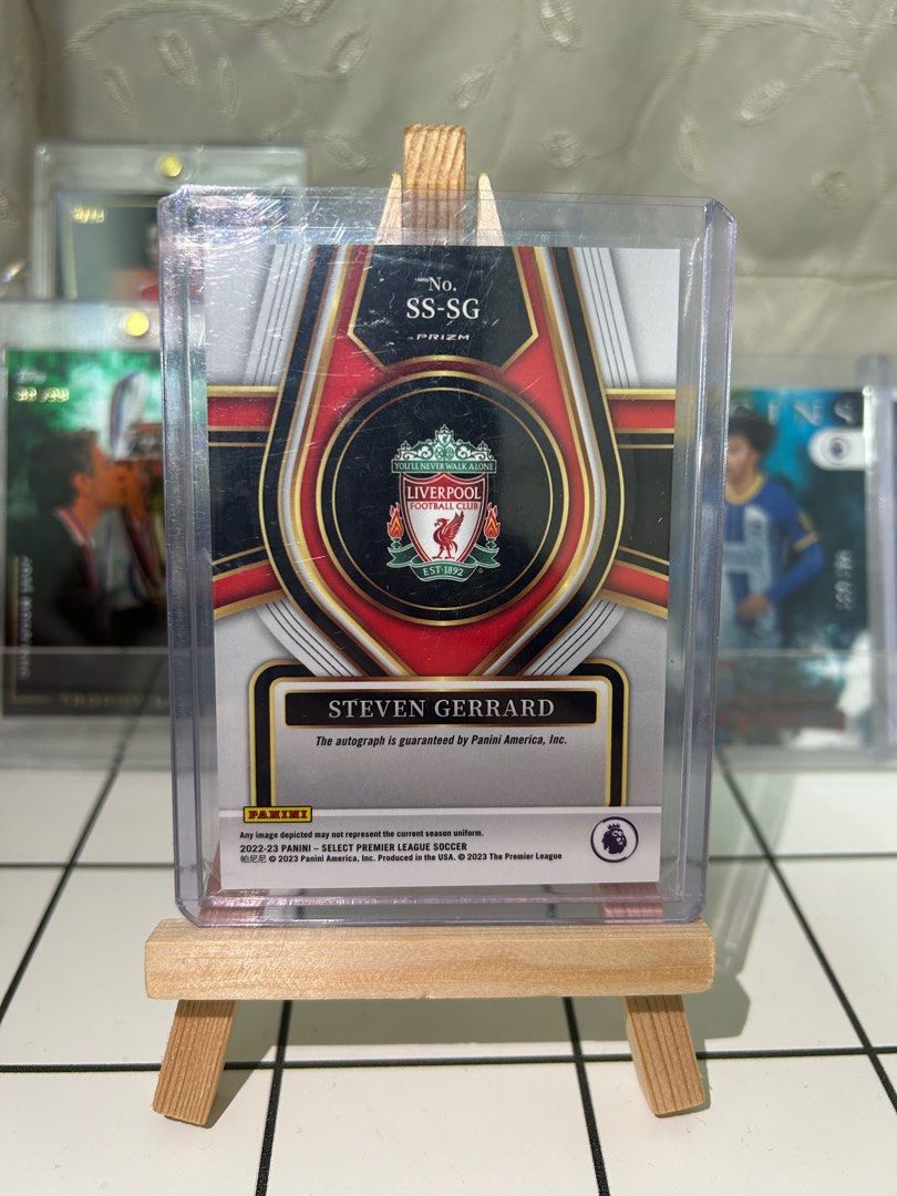 2023 Panini Select Steven Gerrard Auto（Steve Gerrard perfect auto 