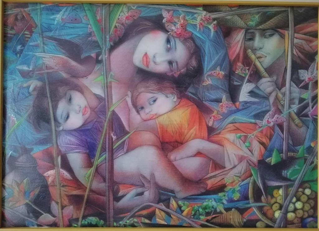 Master Tam Austria (Category: Art & Prints) located in Makati City. Submitted by indigo28 (Listing ID 1327602722, Image 1). Description: 25x35 size Master Tam Austria Family subject oil on canvas with certificate and photo of artist pm for price.