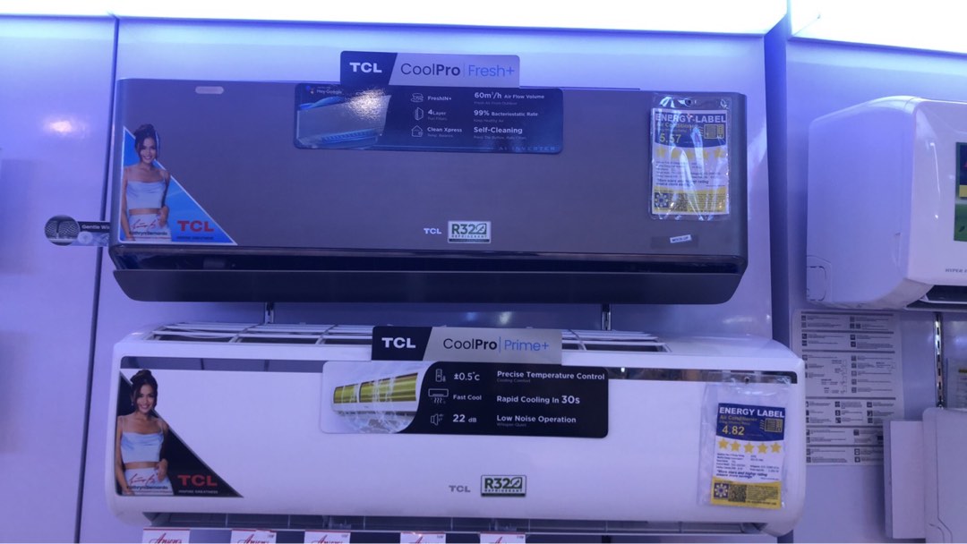 TCL SPLIT TYPE INVERTER AIR CONDITIONER, TV & Home Appliances, Air