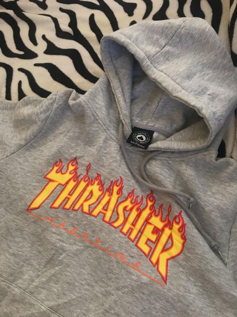 Thrasher Hoodie Men s Fashion Tops Sets Hoodies on Carousell