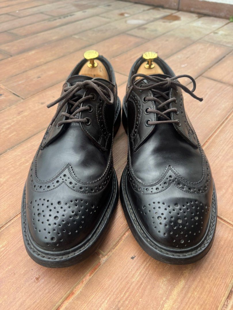 Trickers Tres Bien Cispresso Shell Cordovan long wing blucher