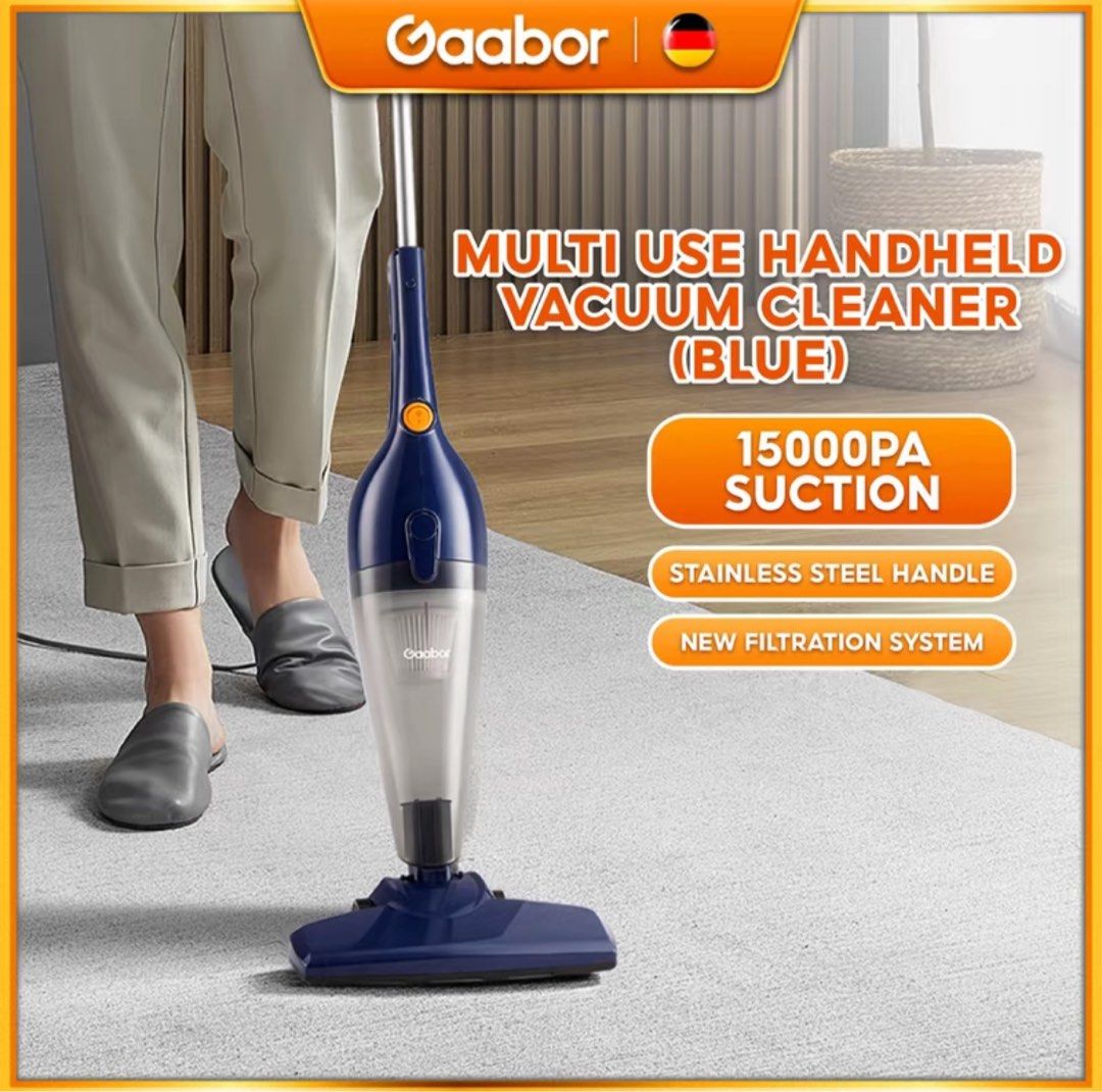 VACUUM CLEANER GAABOR DUAL PURPOSE (Category: Cleaning Tools & Supplies) located in Makati City. Submitted by cathymars13 (Listing ID 1327693686, Image 1). Description: RFS! Change of Mind. Bought it 1299 Used it once Details Corded Gaabor Stainless Steel Filteration.