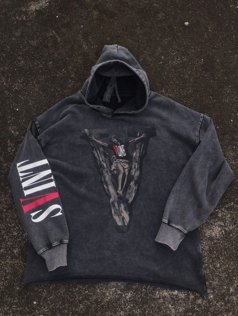 Clothing Vlone Friends Vlone Rhinestone Hoodie Stockx Vlone
