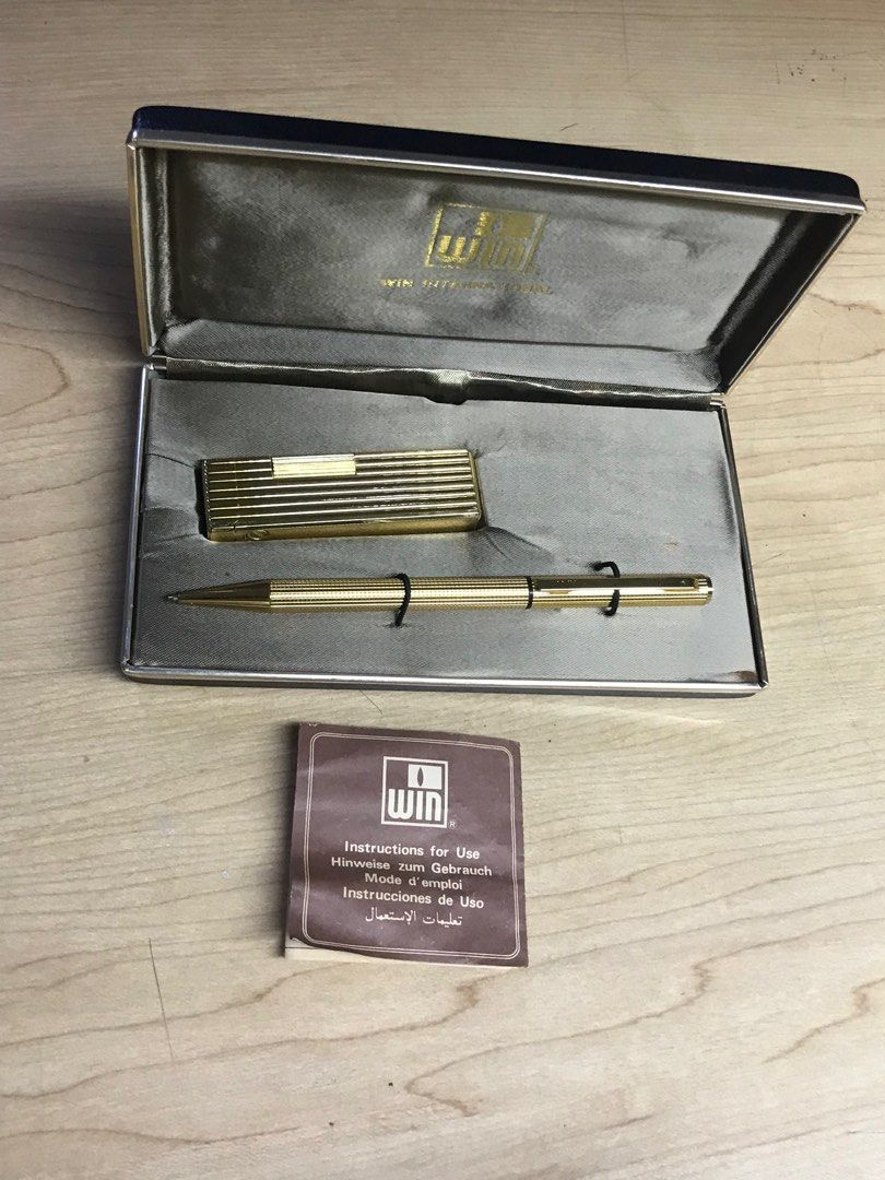 WIN International Lighter and Pen Executive Set (Category: Stationery & School Supplies) located in Makati City. Submitted by jarled (Listing ID 1327589474, Image 3). Description: .