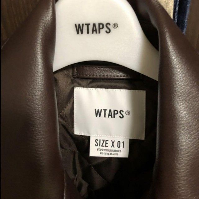 WTAPS bone appliqué faux-leather bomber jacket (Category: Coats, Jackets and Outerwear) located in Taguig. Submitted by stryan (Listing ID 1327606531, Image 3). Description: WTAPS bone appliqué faux-leather bomber jacket from japan -condition 10/10, no issues or any discoloration, fit for Small stature thin to medium fit men or women around 5'5" - 5'6" -If buying both black and brown colorway will give it for 50k and free shipping - Size X01 = Sm