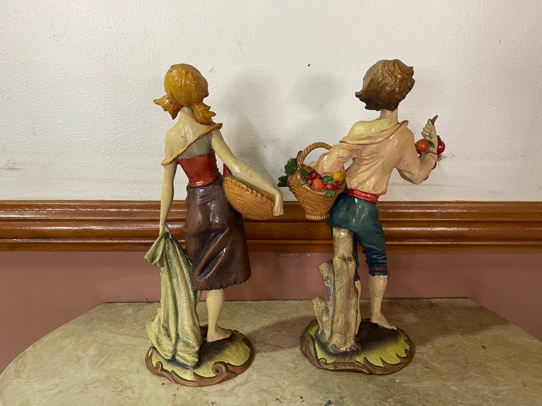 11 inches Figurine couple pair (Category: Other Home Decor) located in Manila. Submitted by alduinc (Listing ID 1327732448, Image 2). Description: Pair of figurines, 11-12” tall Needs cleaning.