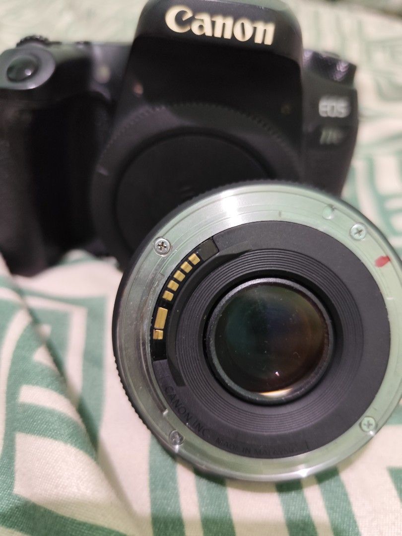 Canon 77D 50mm (not working.)no battery (Category: Cameras) located in Manila. Submitted by artdisc (Listing ID 1327833239, Image 3). Description: with box not working no battery & charger nabasa po sa dagat..