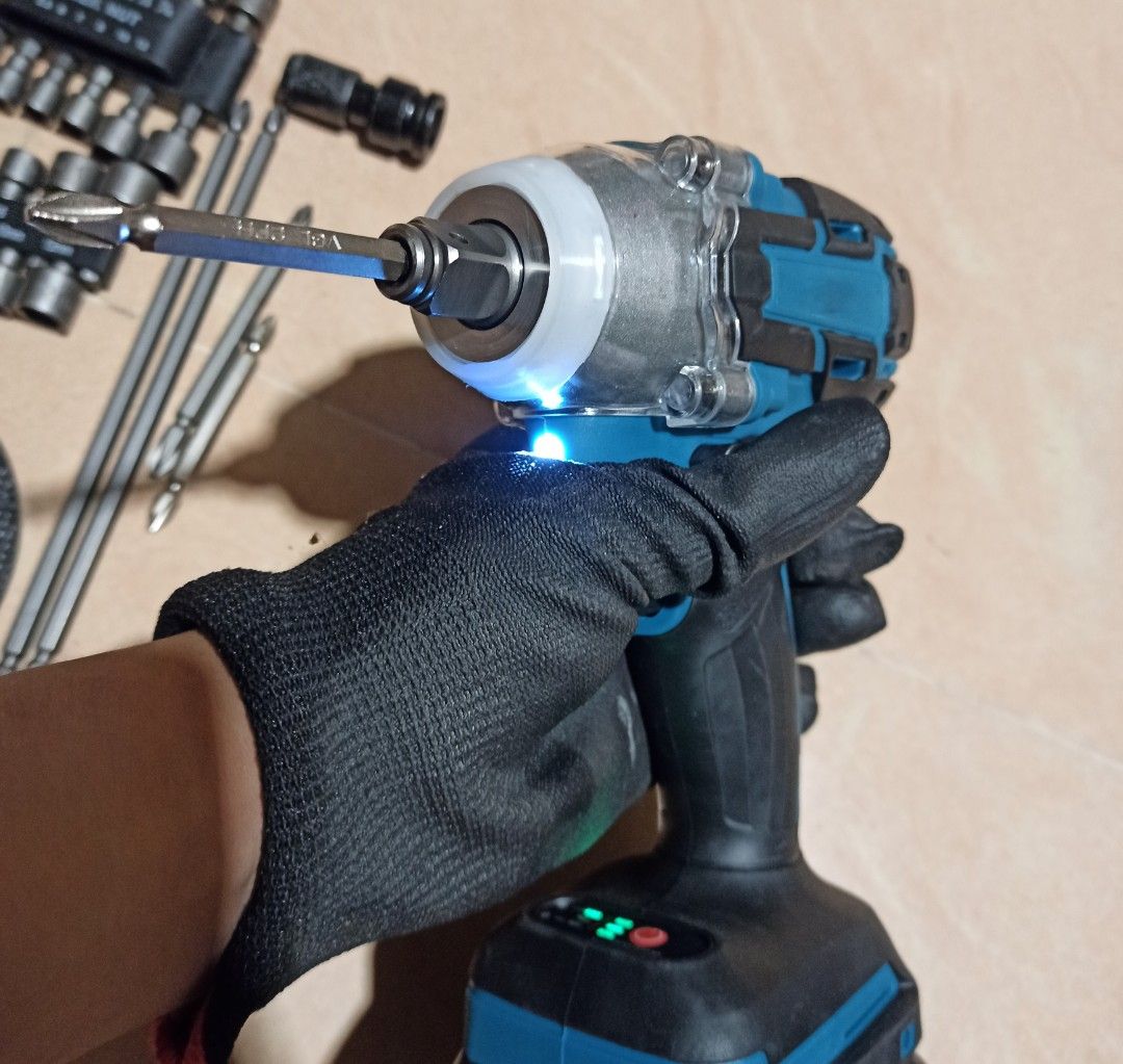 21V/18v 牧田副廠加強款兩用扳手無刷衝擊扳手電動板手電鑽鋰電扳手電動起子衝擊起子拆傳動無刷衝擊電鑽起子, 興趣及遊戲, 手作＆自家設計,