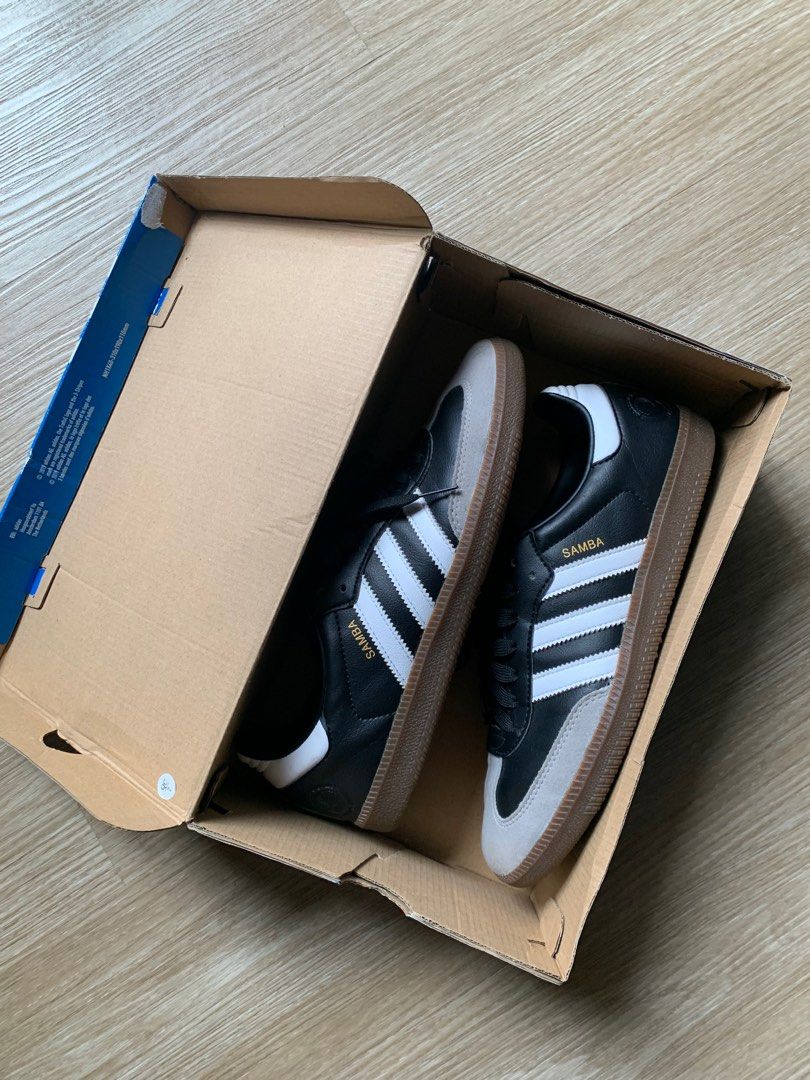 Adidas samba vegan black, Men's Fashion, Footwear, Sneakers on Carousell