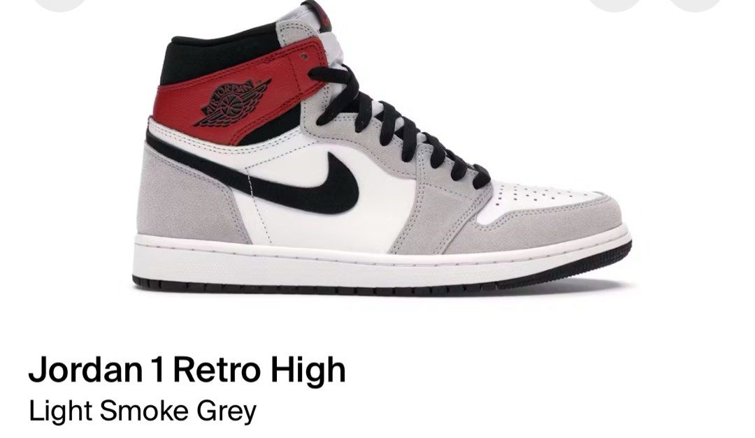 Air Jordan 1 Retro High OG Smoke Grey, Men