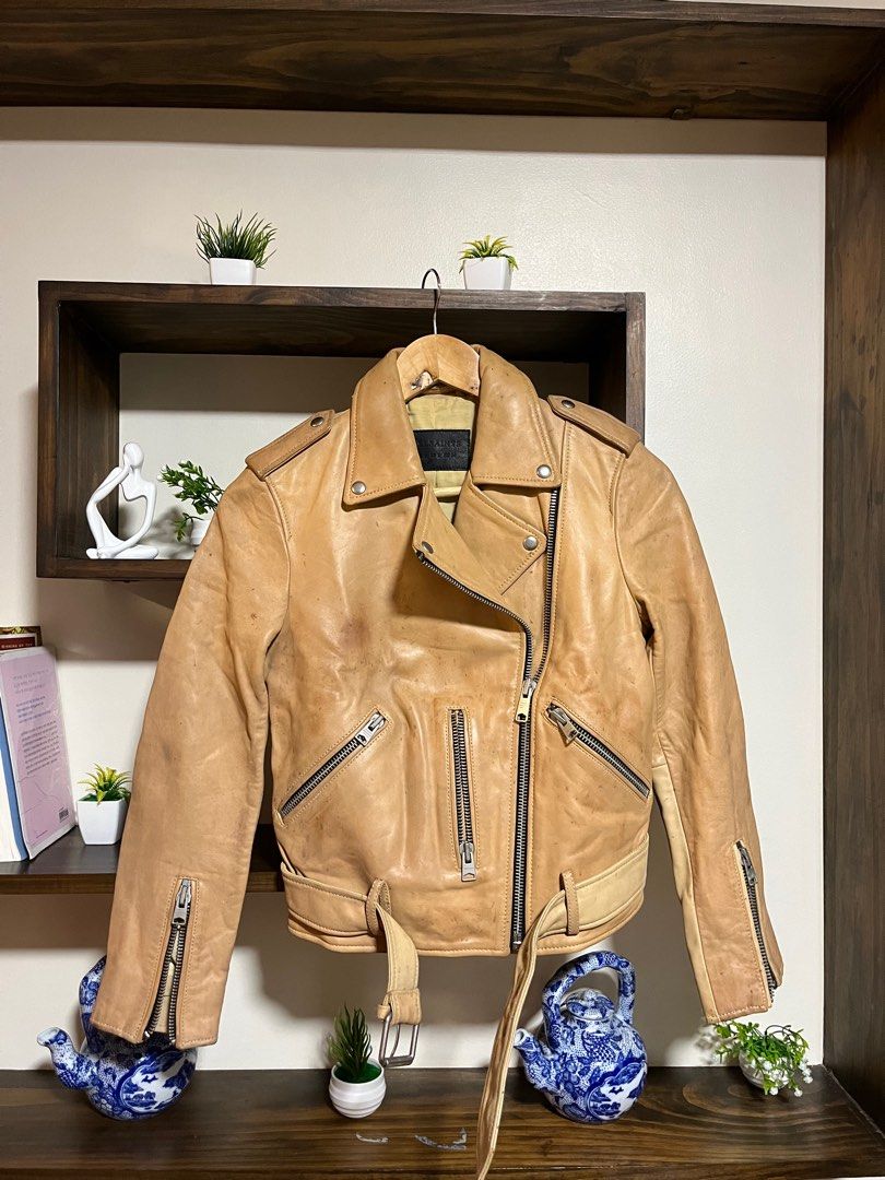 Sarana leather biker jacket online
