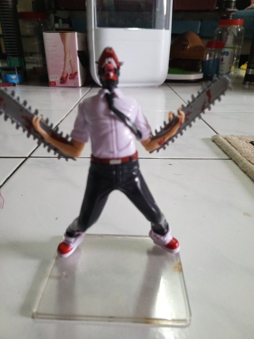 Anime Chainsaw Man Denji Pochita Demon Paint Iustre Figure, Hobbies