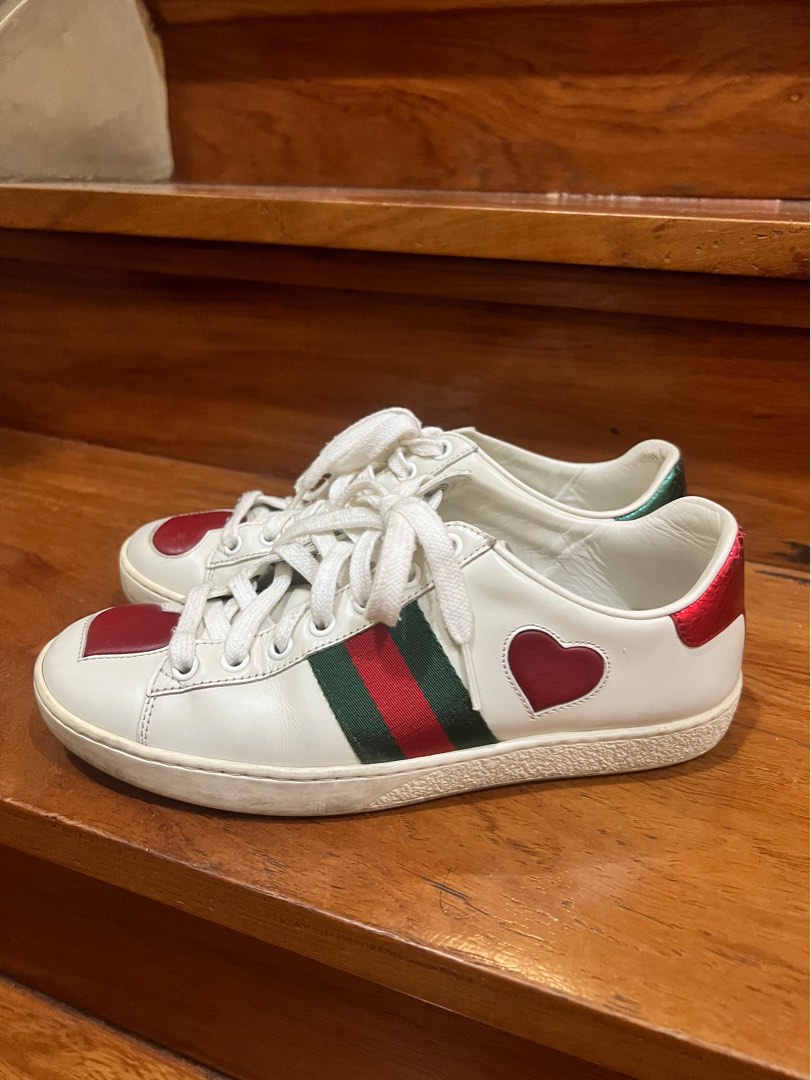 Gucci ace heart store