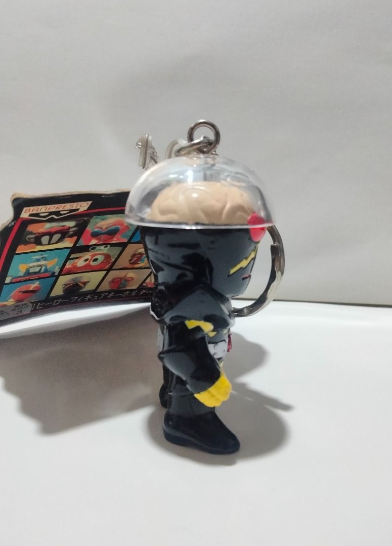 Banpresto 1998 Tokusatsu Hero Figure Keychain Ver.2 - Kikaider 01 - GILL-HAKAIDER (Category: Figurines & Statues) located in Quezon City. Submitted by tindanibeandeng (Listing ID 1327777004, Image 3). Description: Banpresto 1998 Tokusatsu Hero Figure Keychain Ver.2 - Kikaider 01 - GILL-HAKAIDER Item: Figure Keychain Manufacturer: Banpresto Year: 1998 Condition: New Theme: Tokusatsu Hero Character: Gill-Hakaider From Japan..