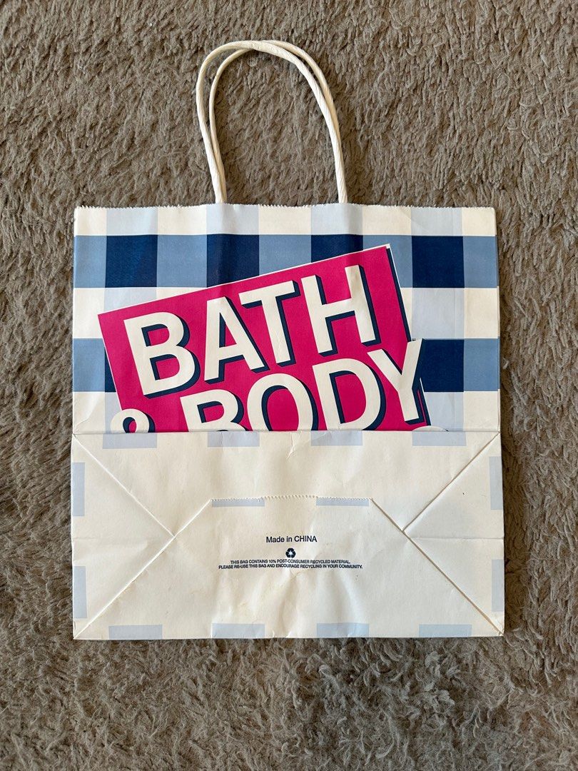 Bath & Body Paperbag small (Category: Bath) located in San Juan City. Submitted by knickscorner (Listing ID 1327799423, Image 2). Description: 1 pc available PLS-STRG.UP.