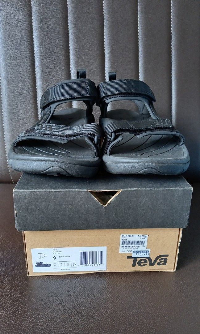 Black TEVA Sandals with SHOC PAD