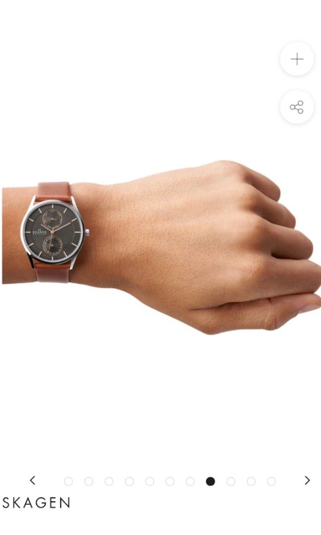 BNIB Skagen SKW6086 Holst Multifunction Brown Leather Mens Watch Christmas gift Men s Fashion Watches Accessories Watches on Carousell