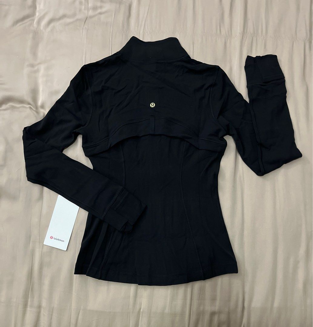 BNWT Lululemon Define Jacket Nulu BLACK W GOLD HARDWARE SUPER RARE Size 6 Women s Fashion Activewear on Carousell