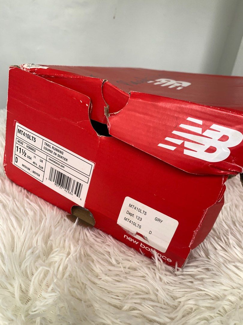 BRANDNEW New Balance 11.5 USA Gray Blue Running Shoes Men s Fashion Footwear Dress Shoes on Carousell